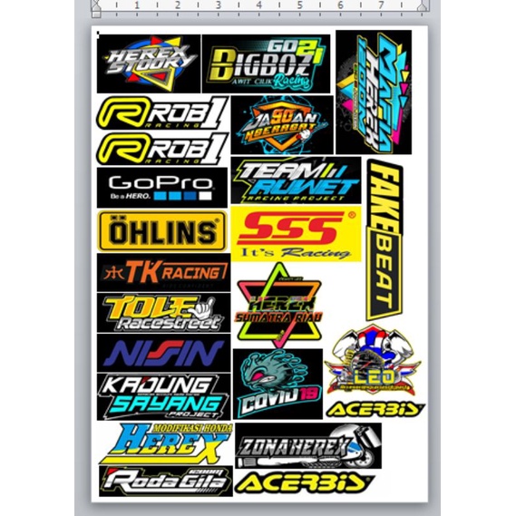 Stiker herex STIKER PACK 20STIKER