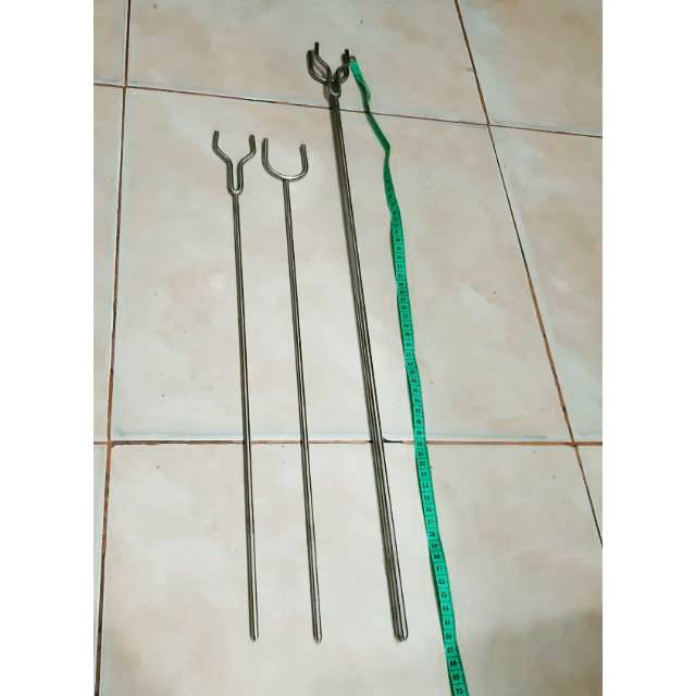 Steger besi / steger pancing / penyangga pancing ( full staniless )