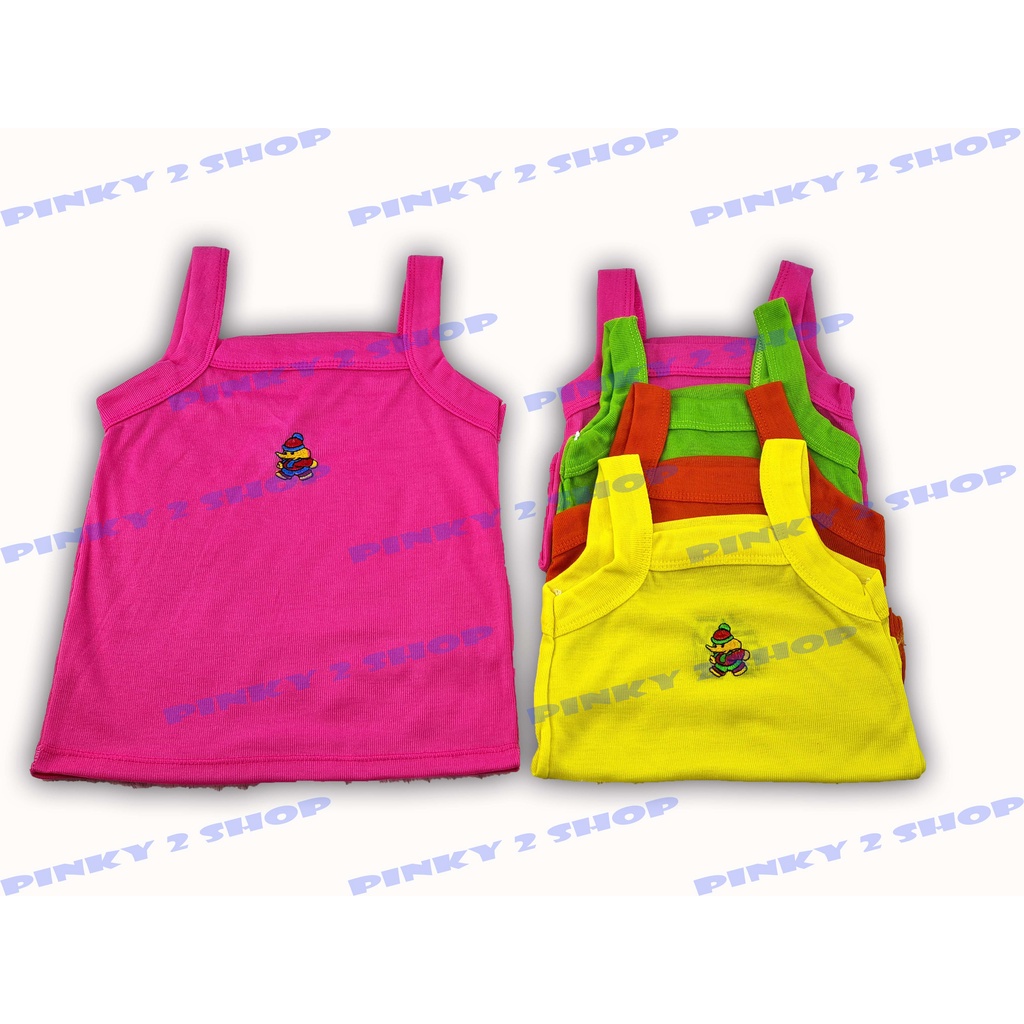 KAOS DALAMAN SINGLET TANKTOP HARIAN ANAK PEREMPUAN SIZE S,M,L,XL,XXL