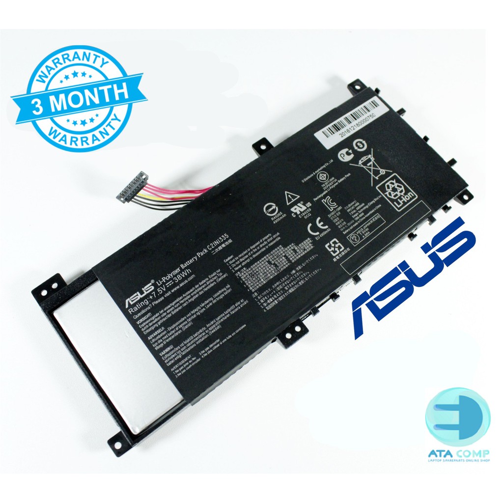 Baterai Laptop Original Asus A451 A451L A451LN A451LB A451LA C2INI335