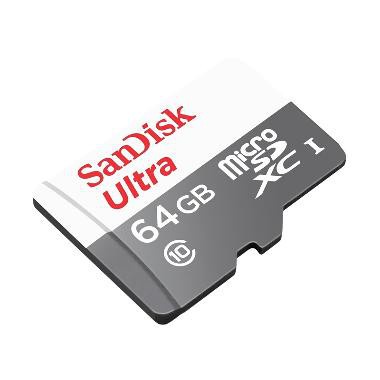 Micro SD SANDISK Ultra 64GB Class 10 100MB/s - Memory Sandisk 64GB