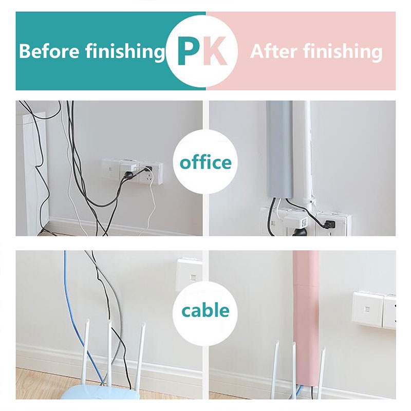 Cover Kabel Dinding Lantai/Wall Cable Cover/Cable Organizer Duct Cover/Penutup Penyelenggara Kabel