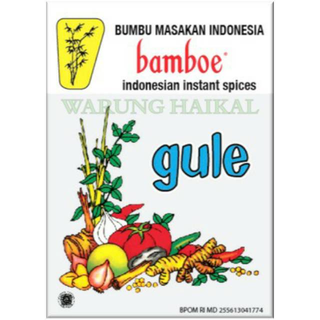 BUMBU INSTAN ORIGINAL GULE - BUMBU BAMBOE GULAI