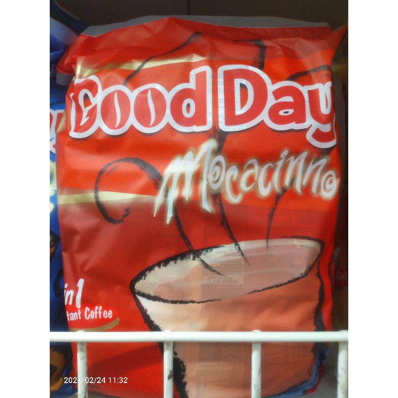 

@ 20 gram good day mocacinno 3 in 1