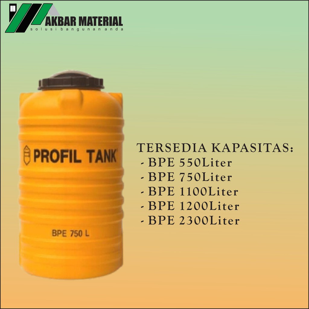 TANDON AIR/PROFILTANK BPE 750LITER