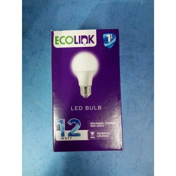 Ecolink LED Bulb 12 Watt LAMPU LED BULB ECOLINK 12W E27 PUTIH dan KUNING