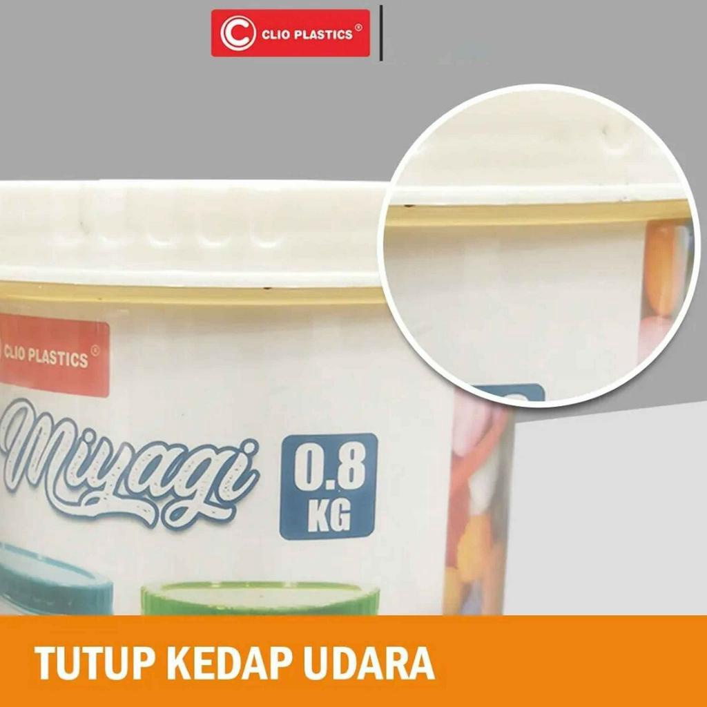 Toples Miyagi / Toples Clio Plastik / Toples Kue Kering&amp;Basah / Tempat Serbaguna