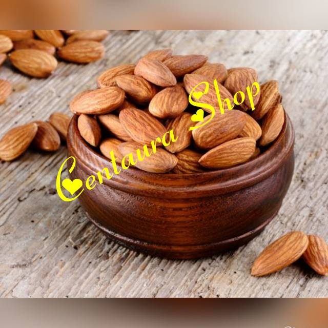 

Kacang Almond Utuh Kwalitas Super Unggul 500gr