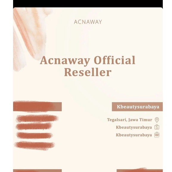 (BPOM) ACNAWAY Stubborn Acne Cream / ACNAWAY Anti Acne and Blemish Relief Kit
