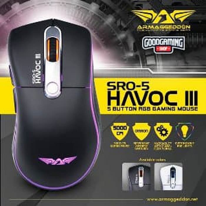 Mouse Gaming Powerlogic Armageddon HAVOC III (4000 Dpi) Original