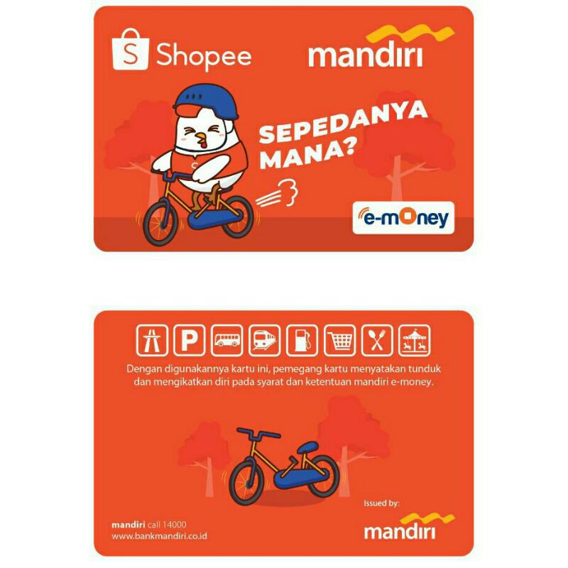 eMONEY Card MERCHANDISE ORI /Like eTOLL Tapcash Flazz or Brizzi