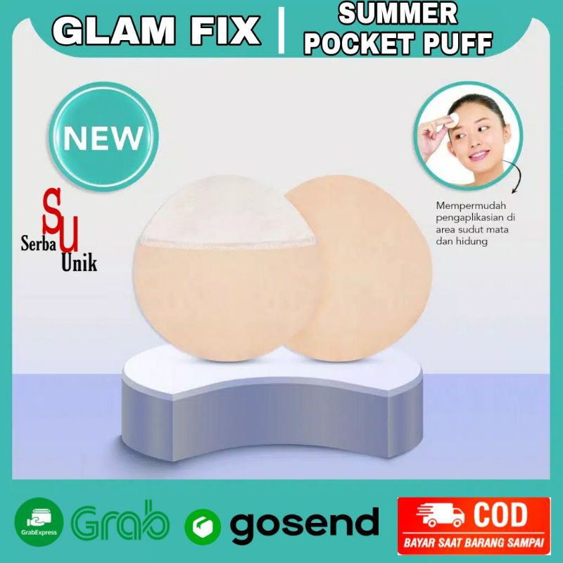 Summer Pocket Puff / Spons Make Up Glam Fix