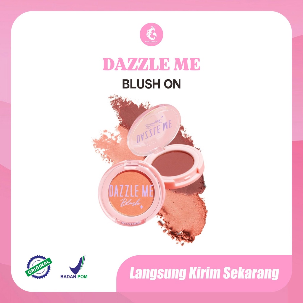 DAZZLE ME Sweet Girl Blush On | Long Lasting High Pigmented Powder Matte Cheek Blusher