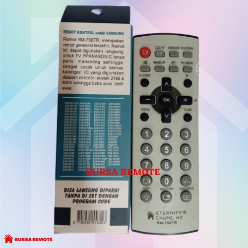 Remot / Remote  MULTI TV TABUNG PANASONIIKKK TYPE RM 768 TR / ecer dan grosir