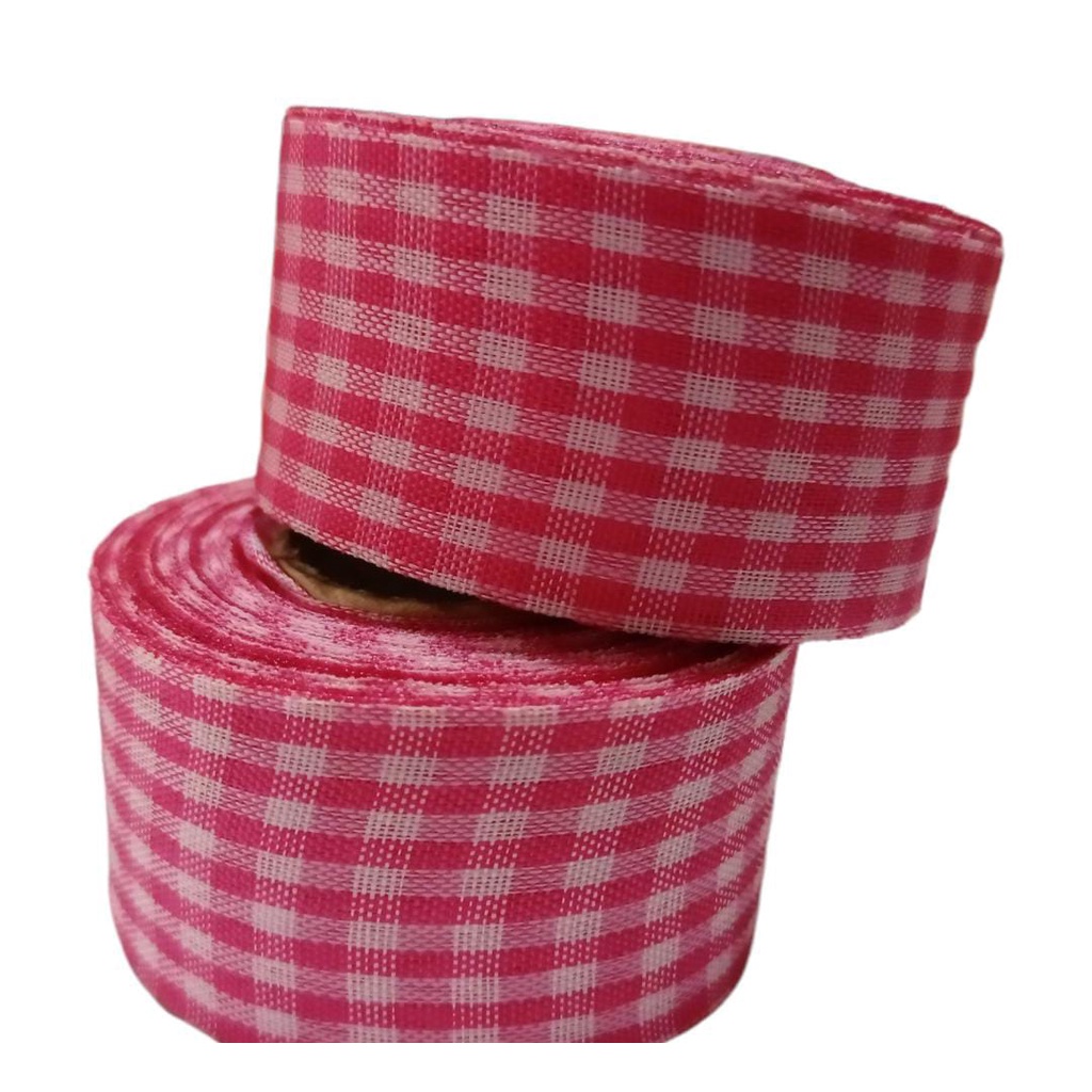 

Pita Kotak Pink Fanta Ukuran 1.5 inch / 4cm Per Roll