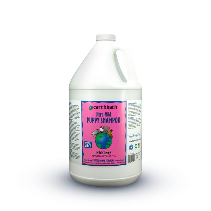 EARTHBATH UltraMild Puppy SHAMPOO Wild Cherry Gallon 3.78L - Shampo Anak Anjing