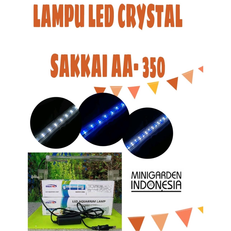 SAKKAI PRO AA-350 LAMPU CRYSTAL LED AQUARIUM AQUASCAPE GANTUNG 9 WATT