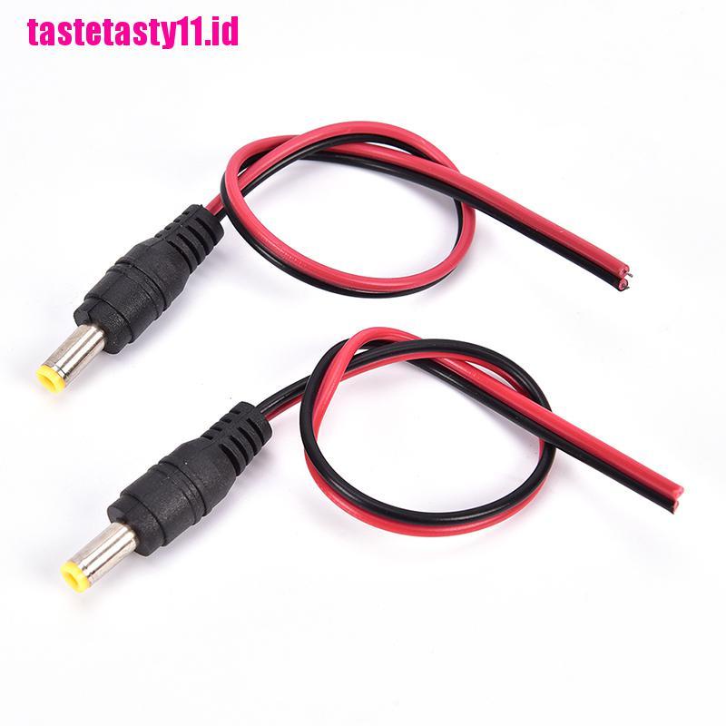 5 Pcs Kabel Konektor Power Socket Jack MaleDC Ukuran 5.5x2.1mm