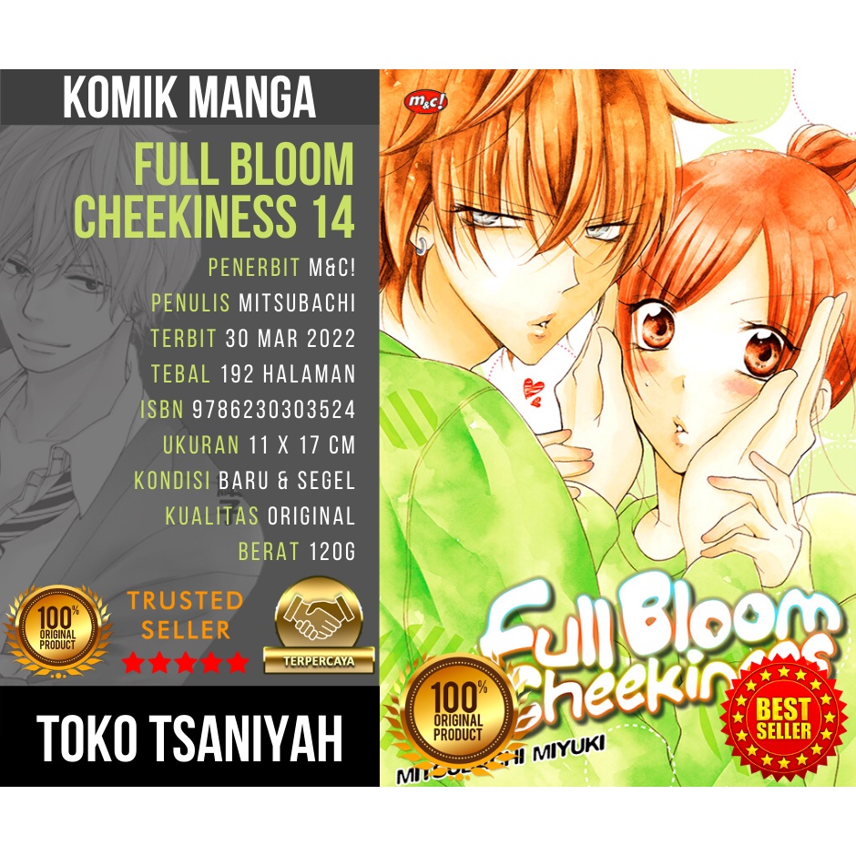 Buku Komik Romance Full Bloom Cheekiness 14 Miyuki Mitsubachi Komik Romantis Komik Manga Anime Manhw