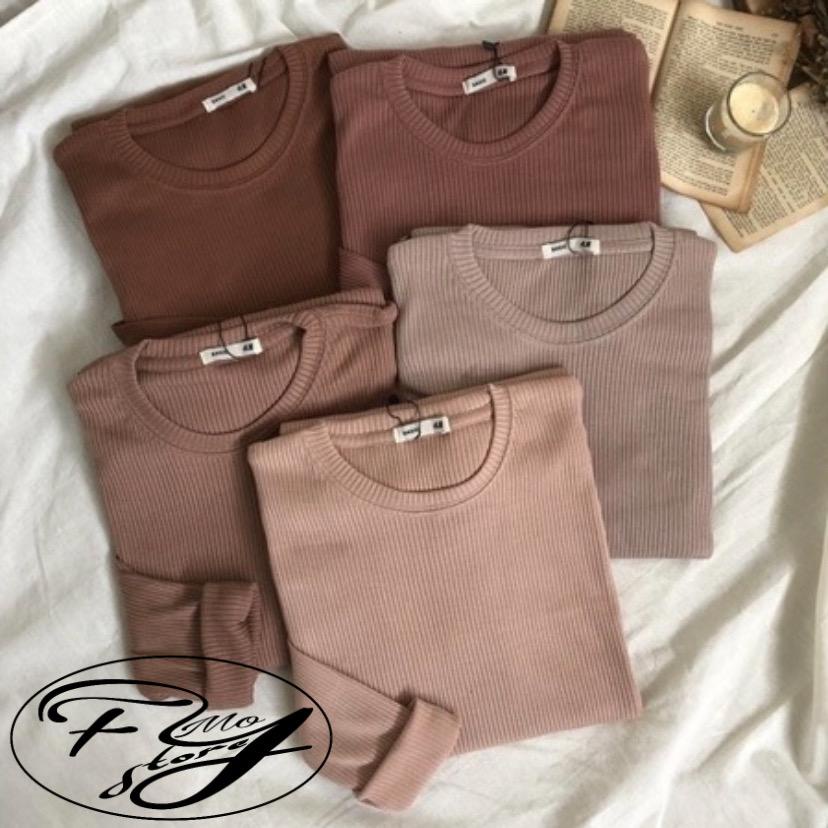 KAOS RIB LENGAN PANJANG / KAOS RIB PREMIUM