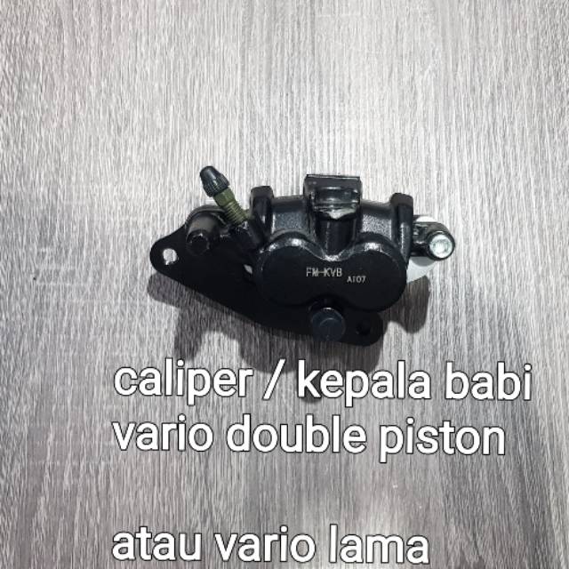kaliper depan vario 110 2 piston kepala babi vario lama