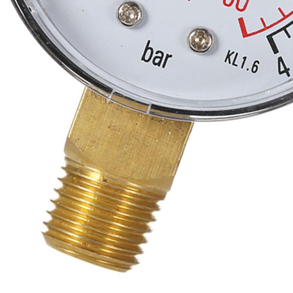 Lanfy Alat Ukur Tekanan Air Mini 60PSI 1per4 &quot;NPT TS-50 Manometer