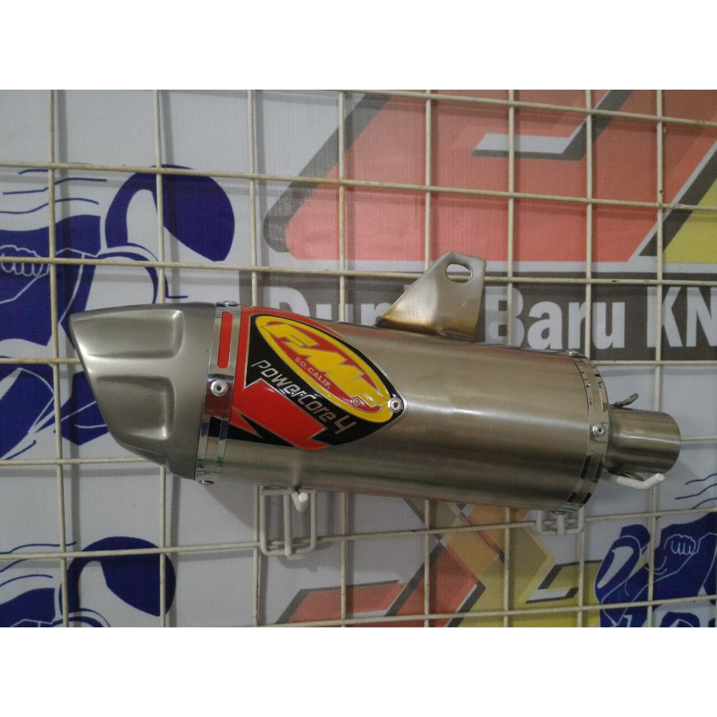 KNALPOT KLX FMF POWER CORE 4 SILVER KLX S BF L D TRACKER ONLY SELENCER