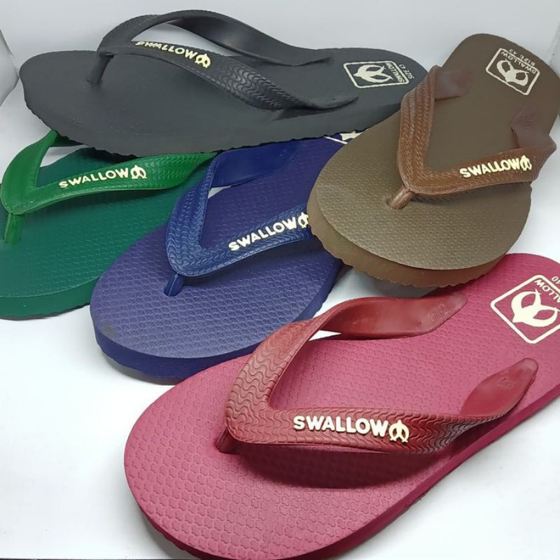 Swallow BESAR Legian 39 40 41 42 43 Sandal Japit Swallow Sendal Jepit Cowok Pria No Nomor 11 12 13
