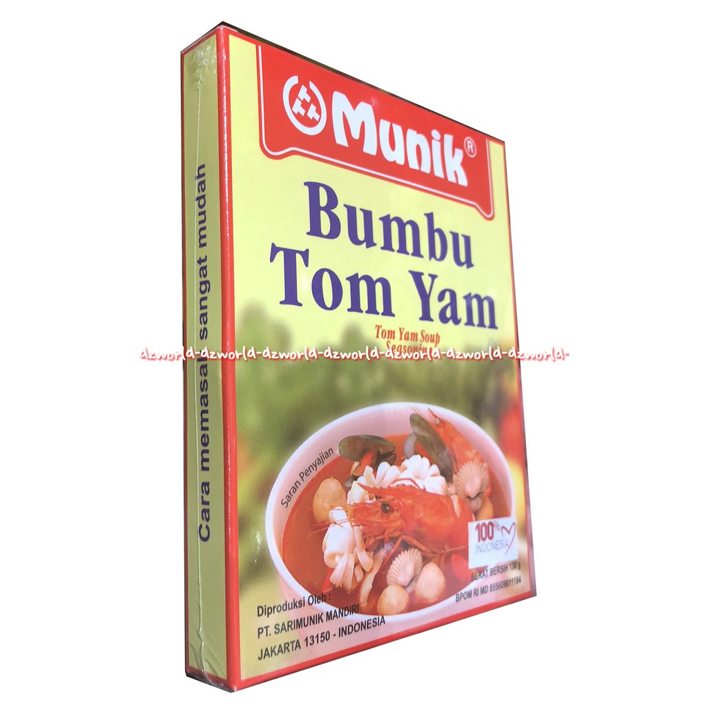 Munik Bumbu Tom Yum Soup Seasoning Sup Bumbu Instan 150gr