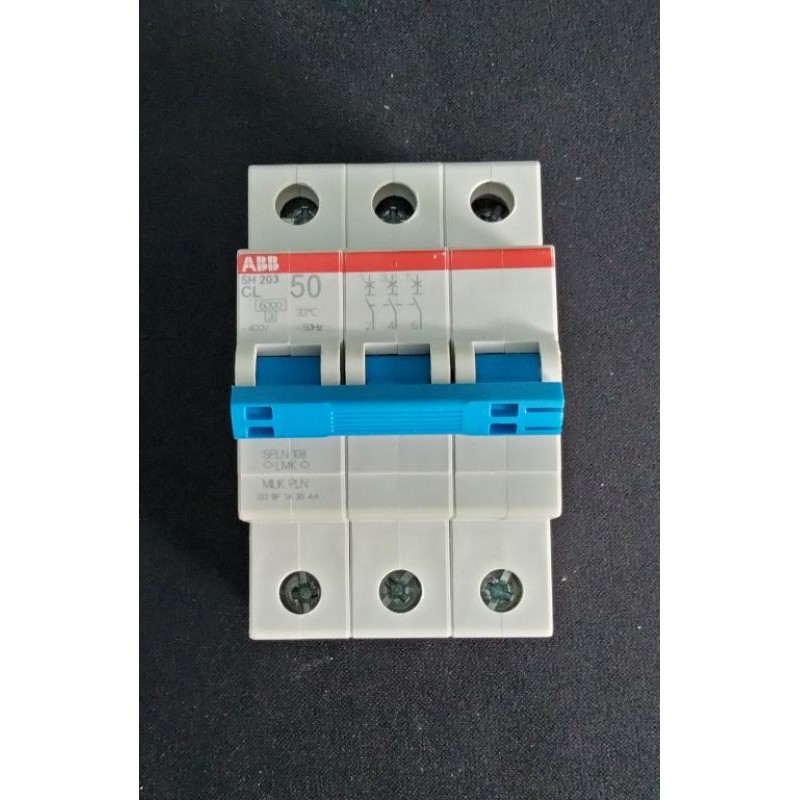 MCB 3PHASE 50A ORIGINAL PLN