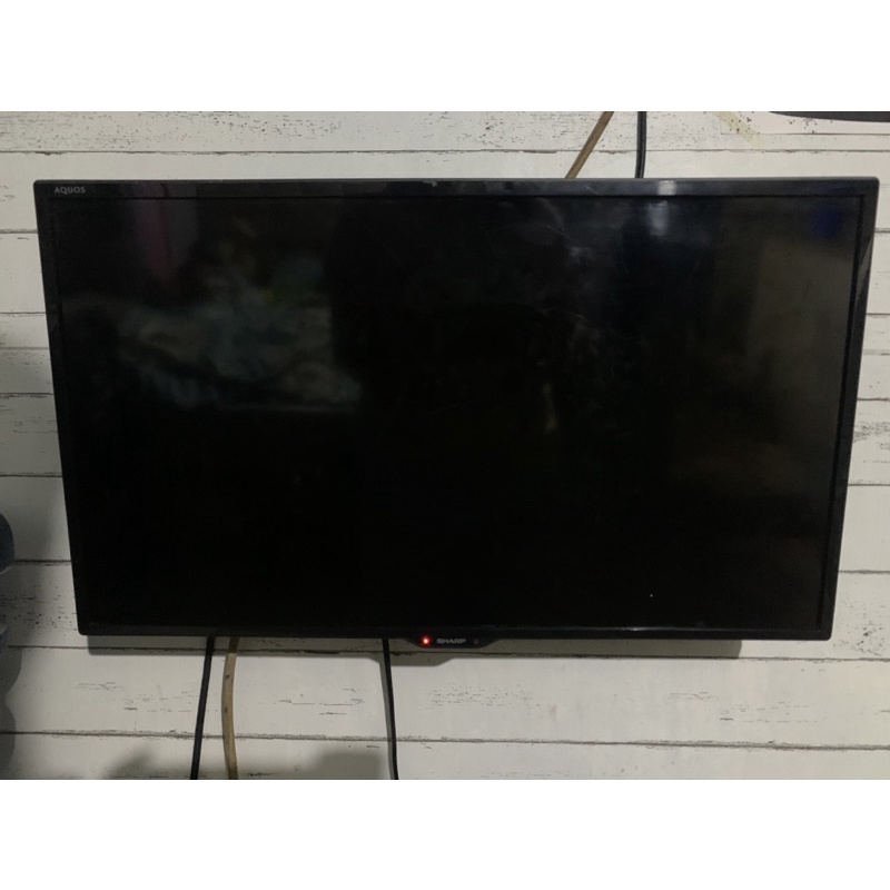 Tv led sharp aquos 24inch bekas/seken/preloved