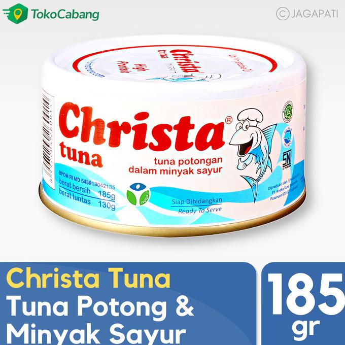 

Christa Tuna - Tuna Chunk in Oil 185gr - Ikan Tuna - Tuna Kaleng