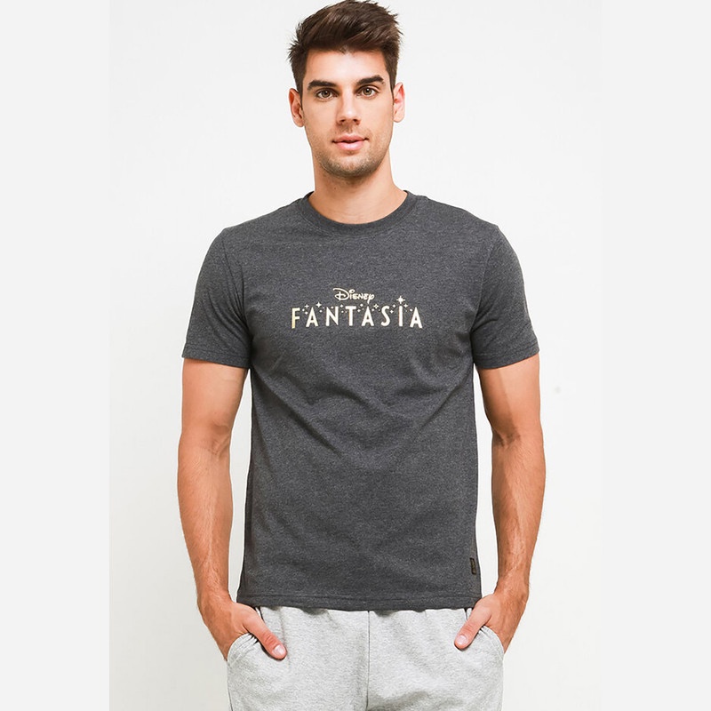 Giordano Disney Fantasia Mickey Print Tee Pria