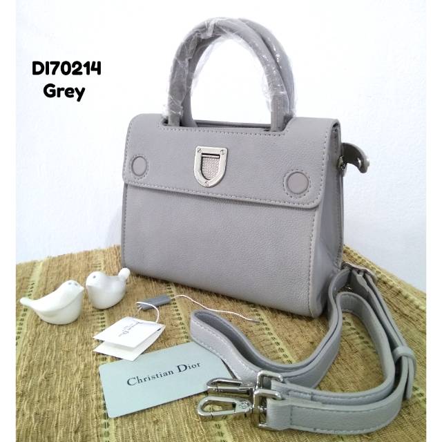 Tas selempang wanita abu-abu import China