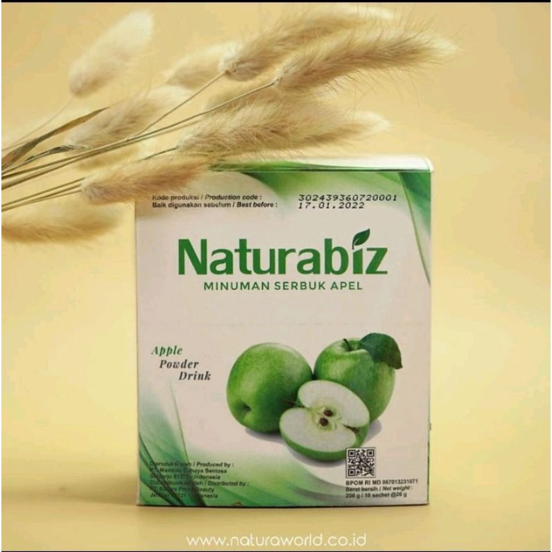 

NATURABIZ Minuman serbuk rasa apel