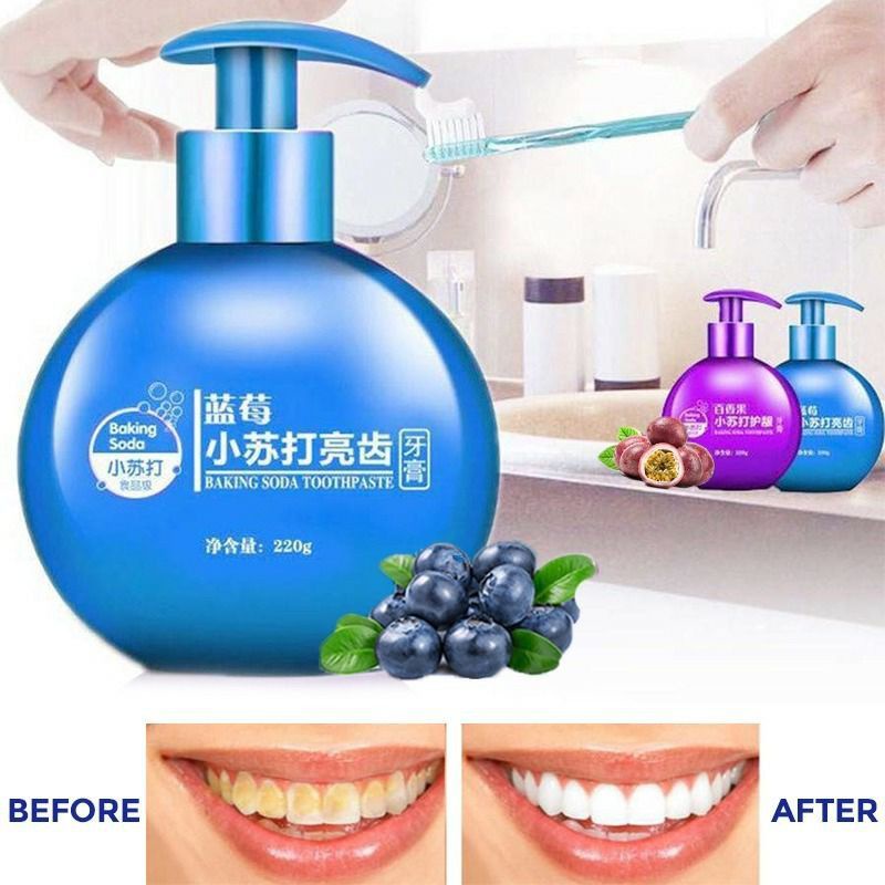Pasta Gigi Baking Soda / Pasta Gigi Penghilang Plak dan Pemutih Gigi / Pasta Baking Soda / Baking Soda Toothpaste