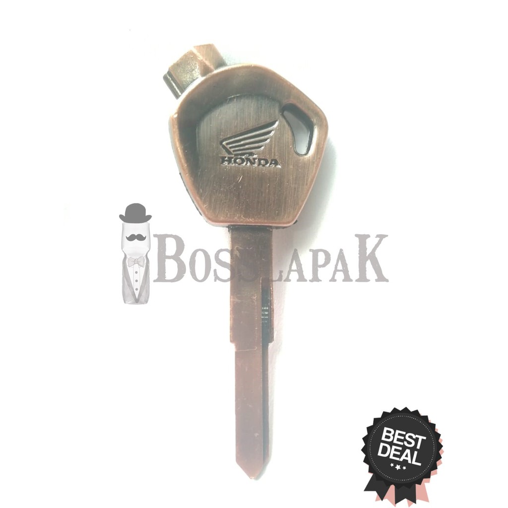 kunci duplikat keyblank motor honda revo beat variasi Perunggu