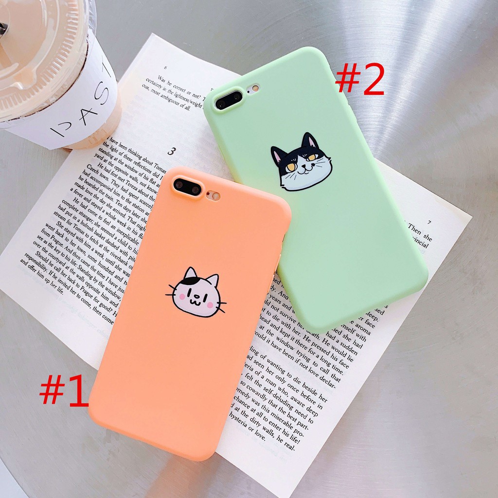 Casing Soft Case Motif Kucing Anjing Lucu Untuk Iphone 6 6s Plus