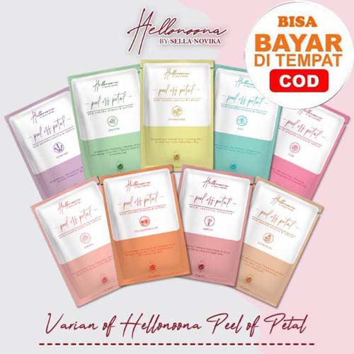 [BUY 5 GET GIFT]  Peel Off Mask Petals Hellonoona by Sella Novika 15g_Lynn Design