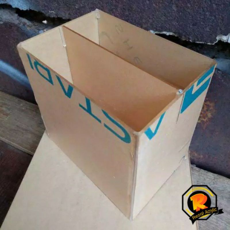 aquarium Soliter Akrilik Selfie slime 20 x 12 x 15cm 2mm bening