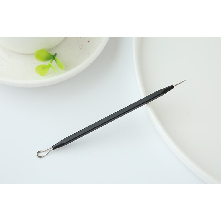 ILAHUI Eyebrow Clip+Acne Needle Set Elegant Black / Health &amp; Beauty