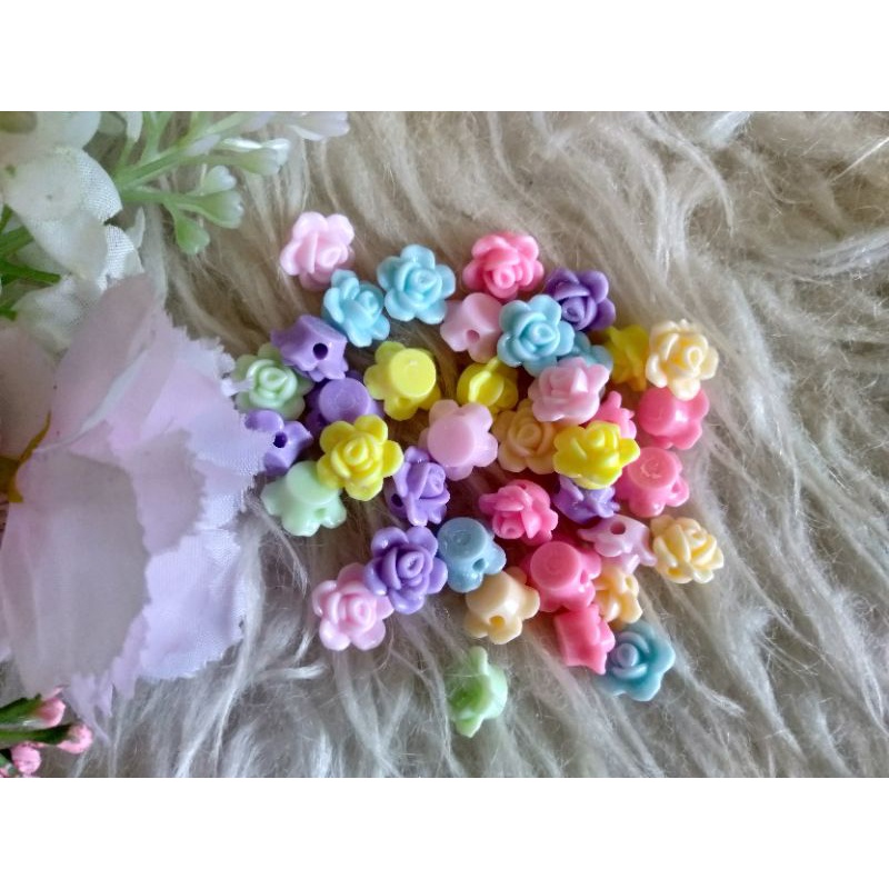

Mote pastel mix warna dan ukuran