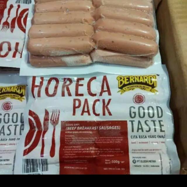 

Bernardi horeca sosis 500gr