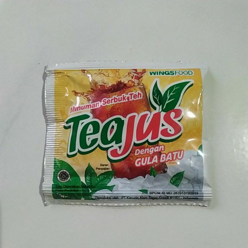 

Teajus Gula Batu 7g Minuman Serbuk