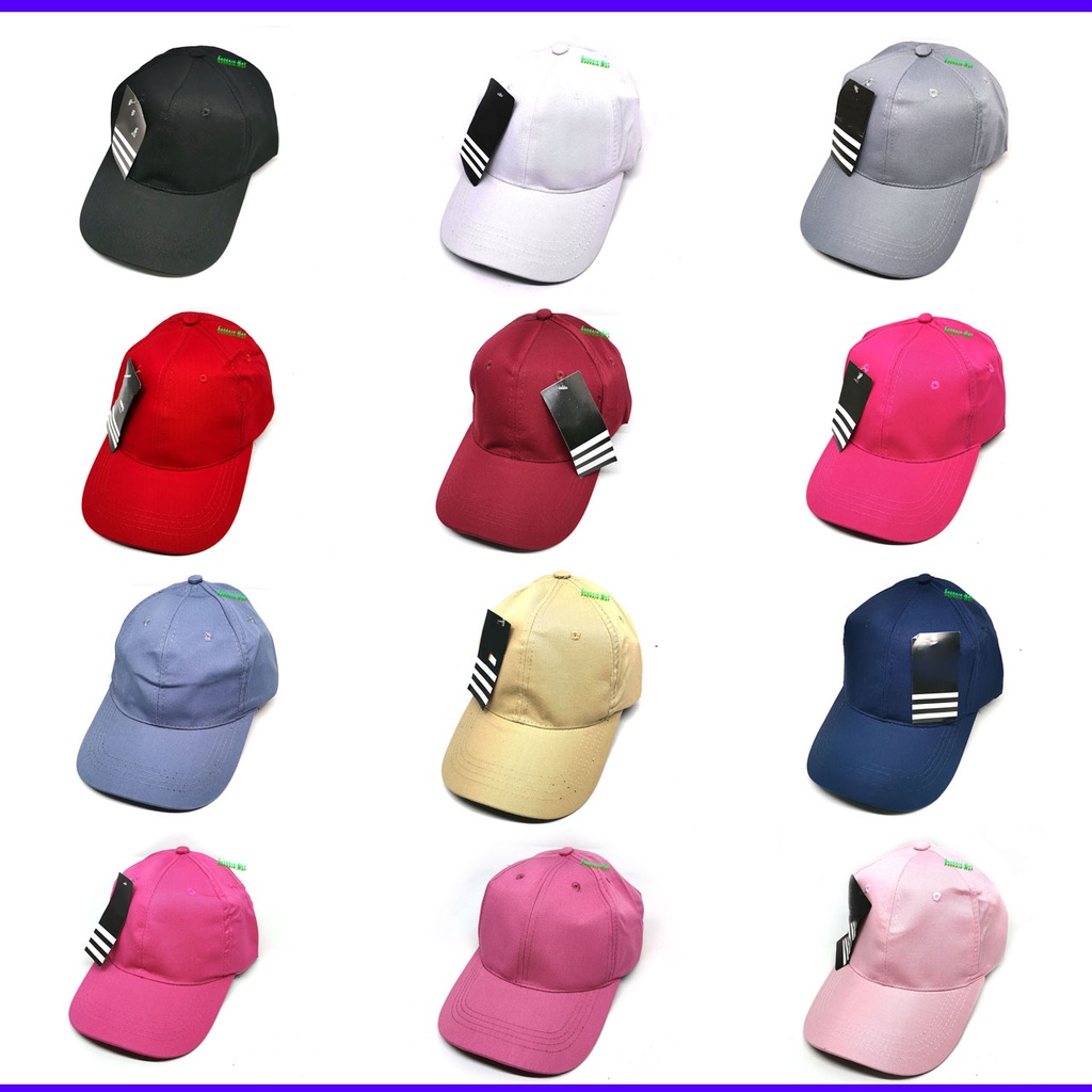 Topi Polos Japan Drill Baseball Pria wanita Dewasa Warna Lengkap Grosir