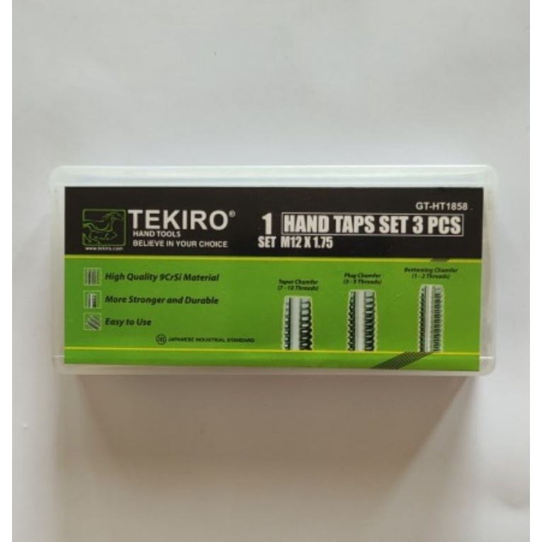 TEKIRO HAND TAP SET M12×1,75