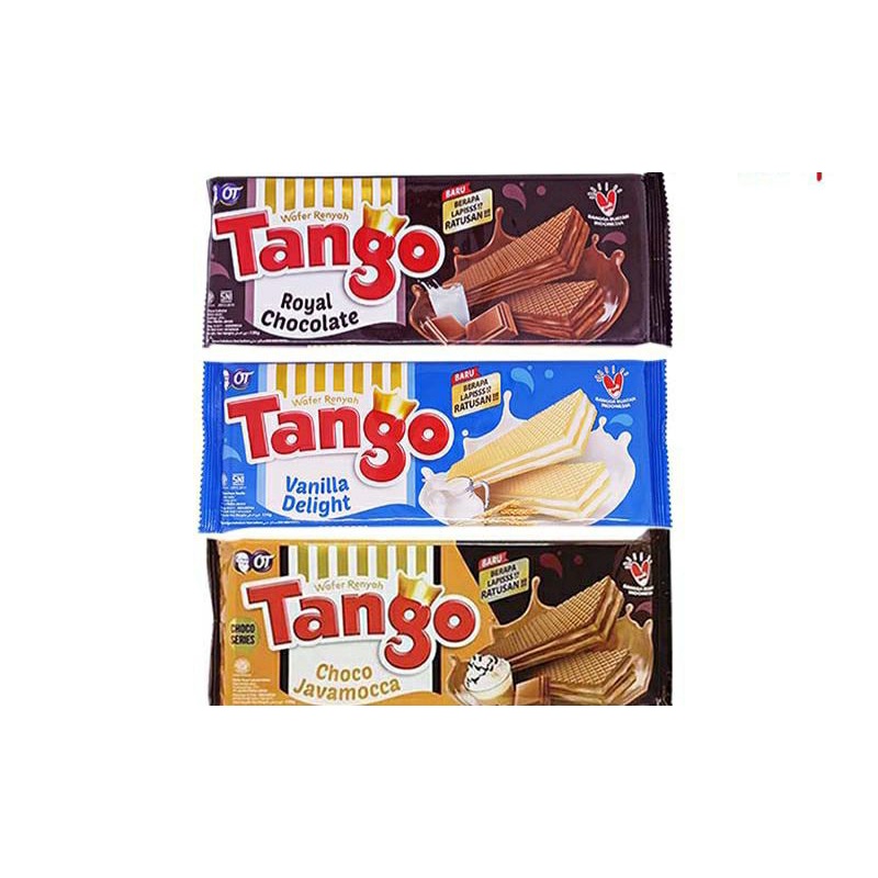 

Promo !!! Tango Wafer Cholatate, Vanilla, Choco Javamocca 130G