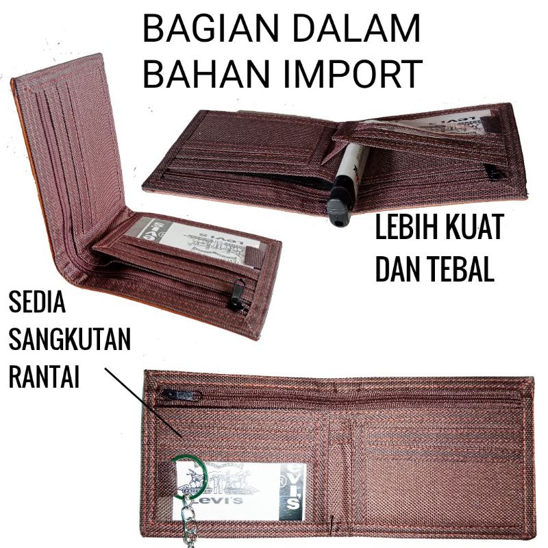 Dompet Pria Simpel Dan Elegan kualitas super premium