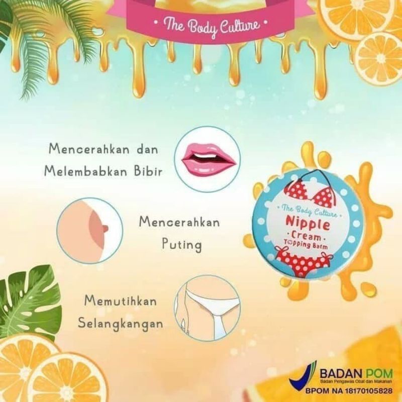 TOPPING BALM PLUS By THE BODY CULTURE BPOM 35ML | PEMUTIIH SELANGKANGAN