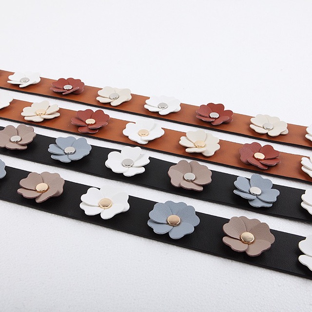 Strap You Classic Clover Flower Brown &amp; Black / Butterfly monochrome / Bag Strap/ Tali Tas Panjang